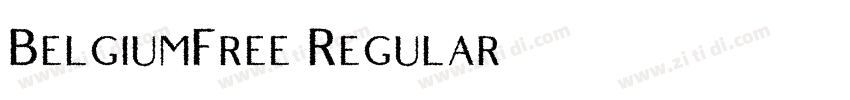 BelgiumFree Regular字体转换